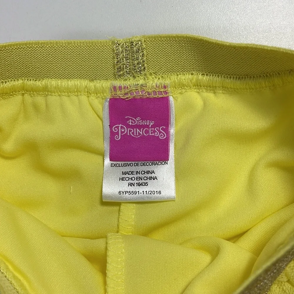 NWOT Disney Princess Screen Print Tee With Yellow Tulles Skort Size 3T - Picture 4 of 5